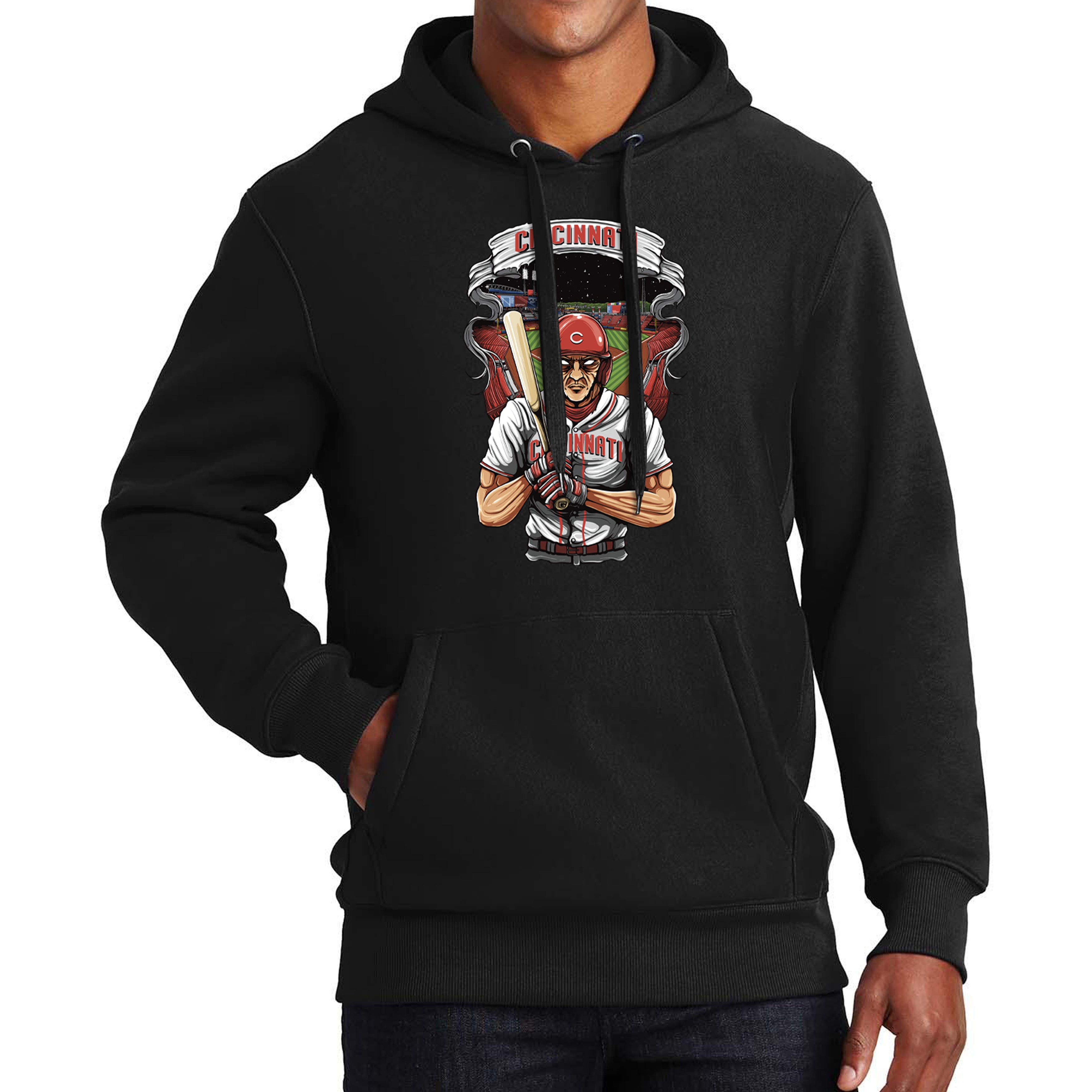Cincinnati Baseball Men's Graphic Hoodie