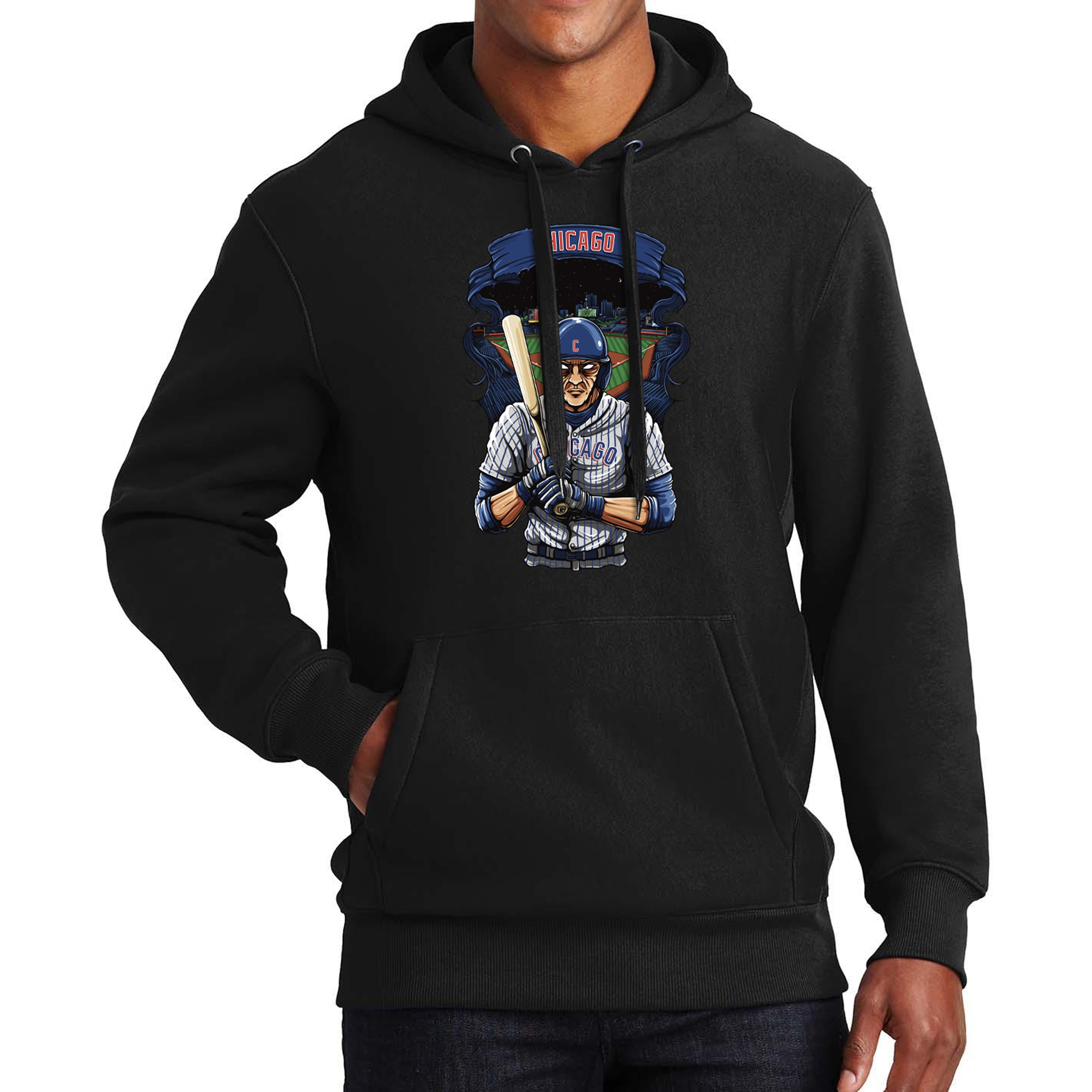 Chicago Baseball Men's Graphic Hoodie