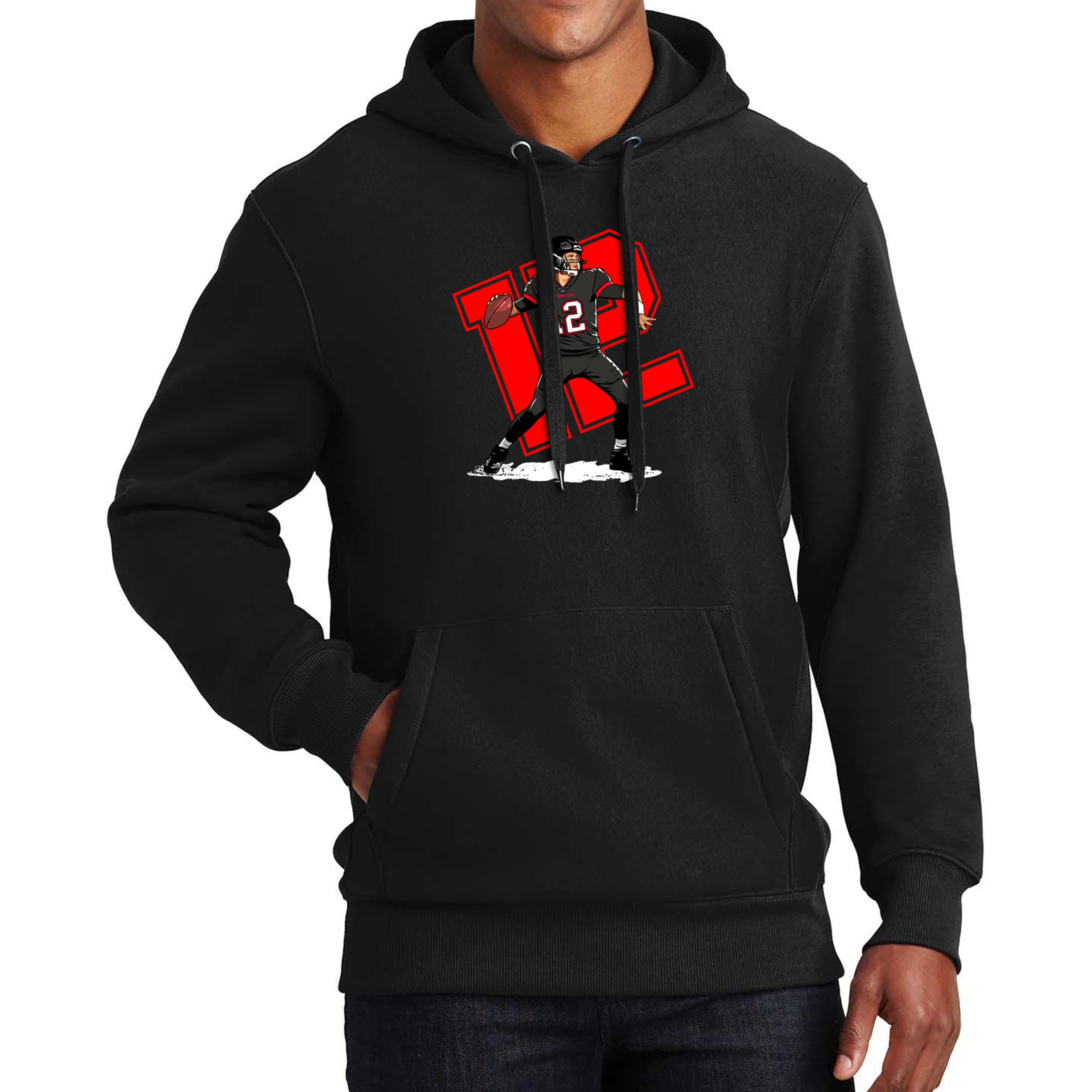 Tampa Bay Football Quarterback Men's Graphic Hoodie