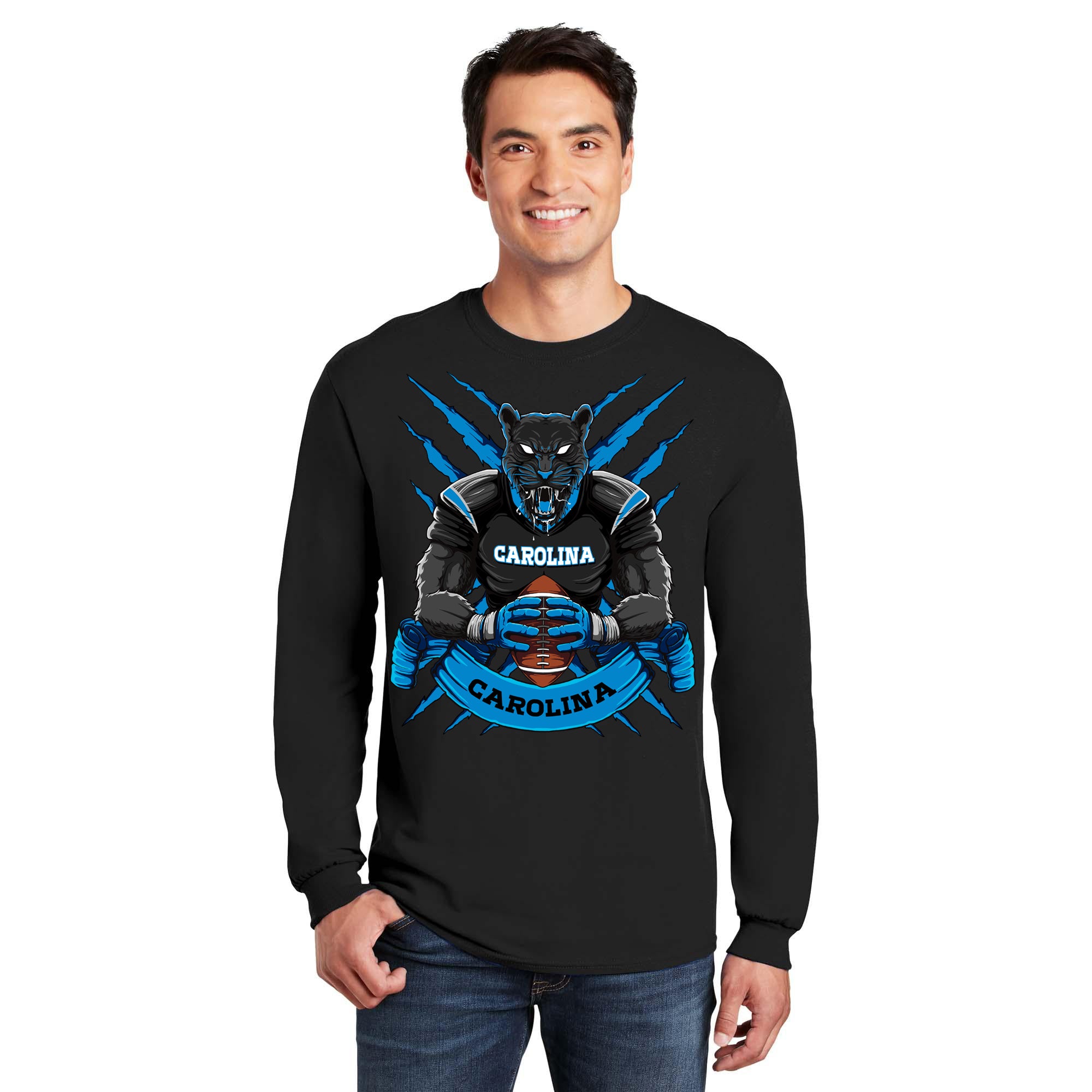 Carolina Football Long Sleeve Men's T-Shirt