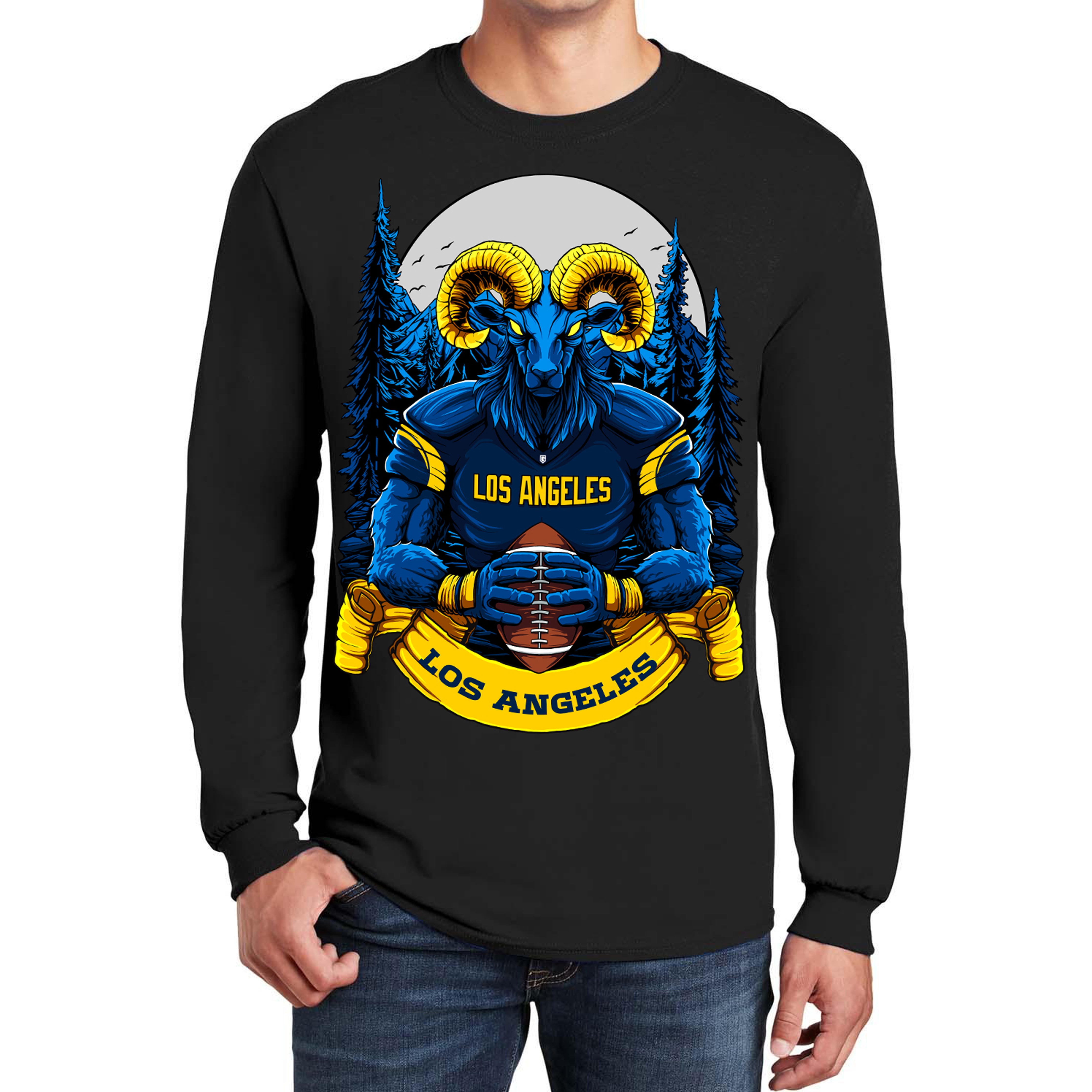 Los Angeles Football Long Sleeve Men's T-Shirt