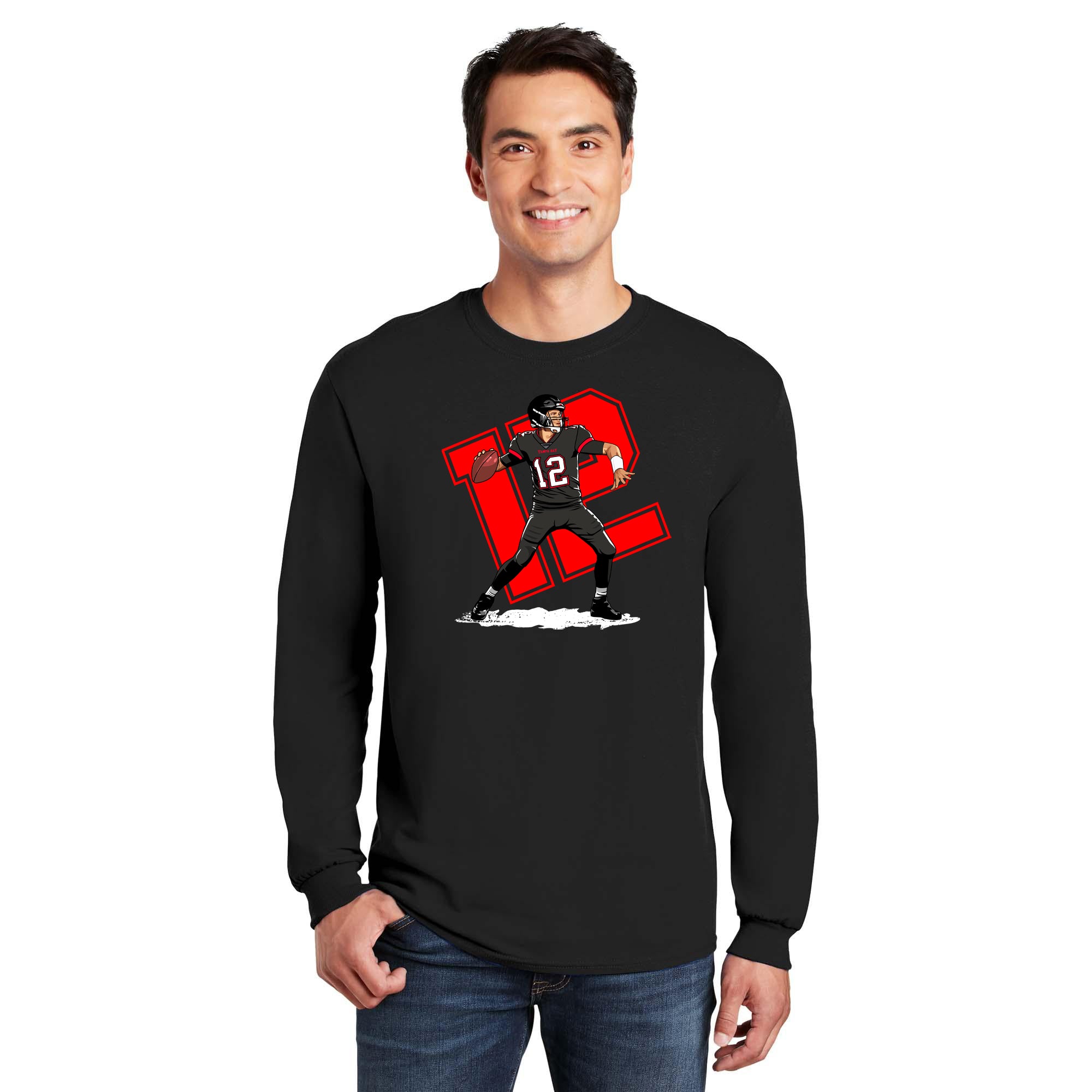 Tampa Bay Football Quaterback Long Sleeve Men's T-Shirt