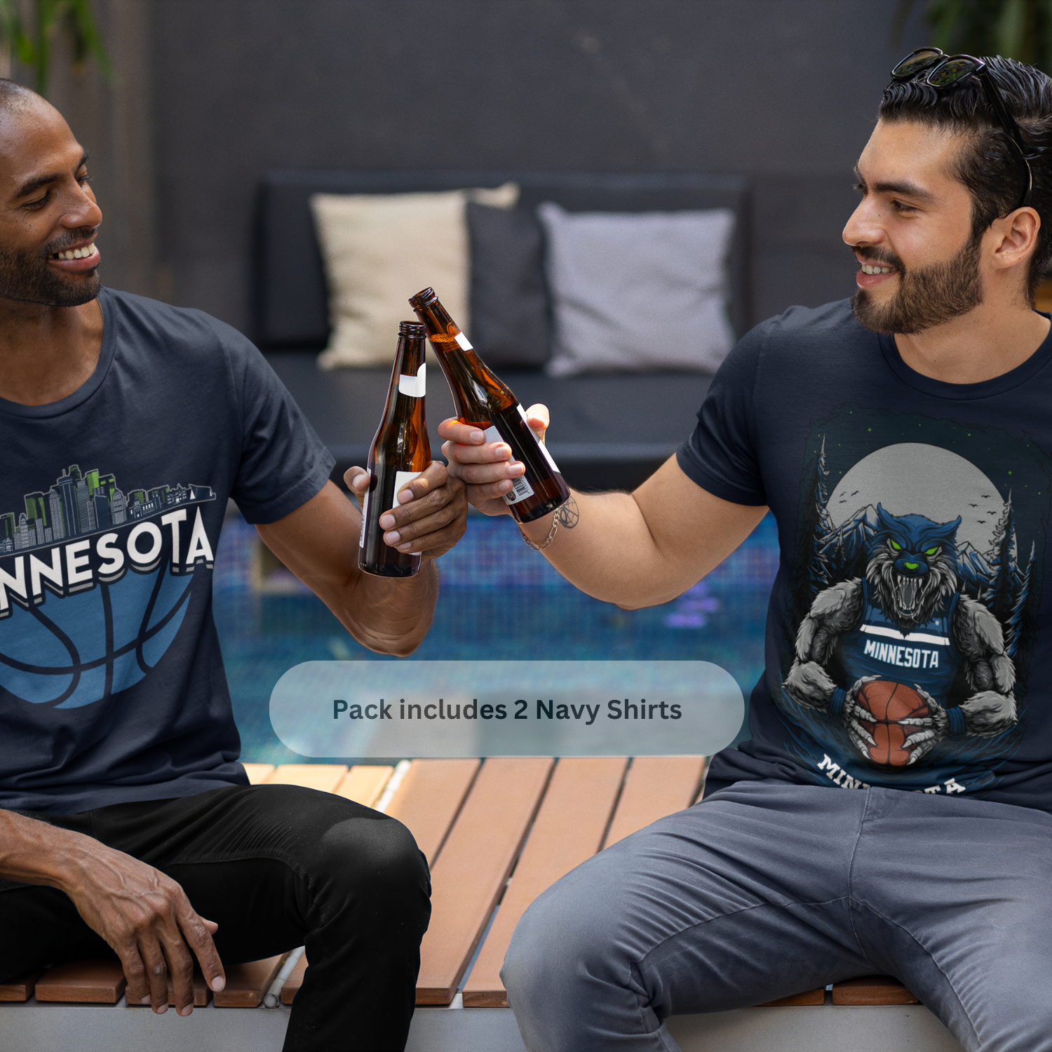 Minnesota Basketball 2-Pack Shirt Bundle