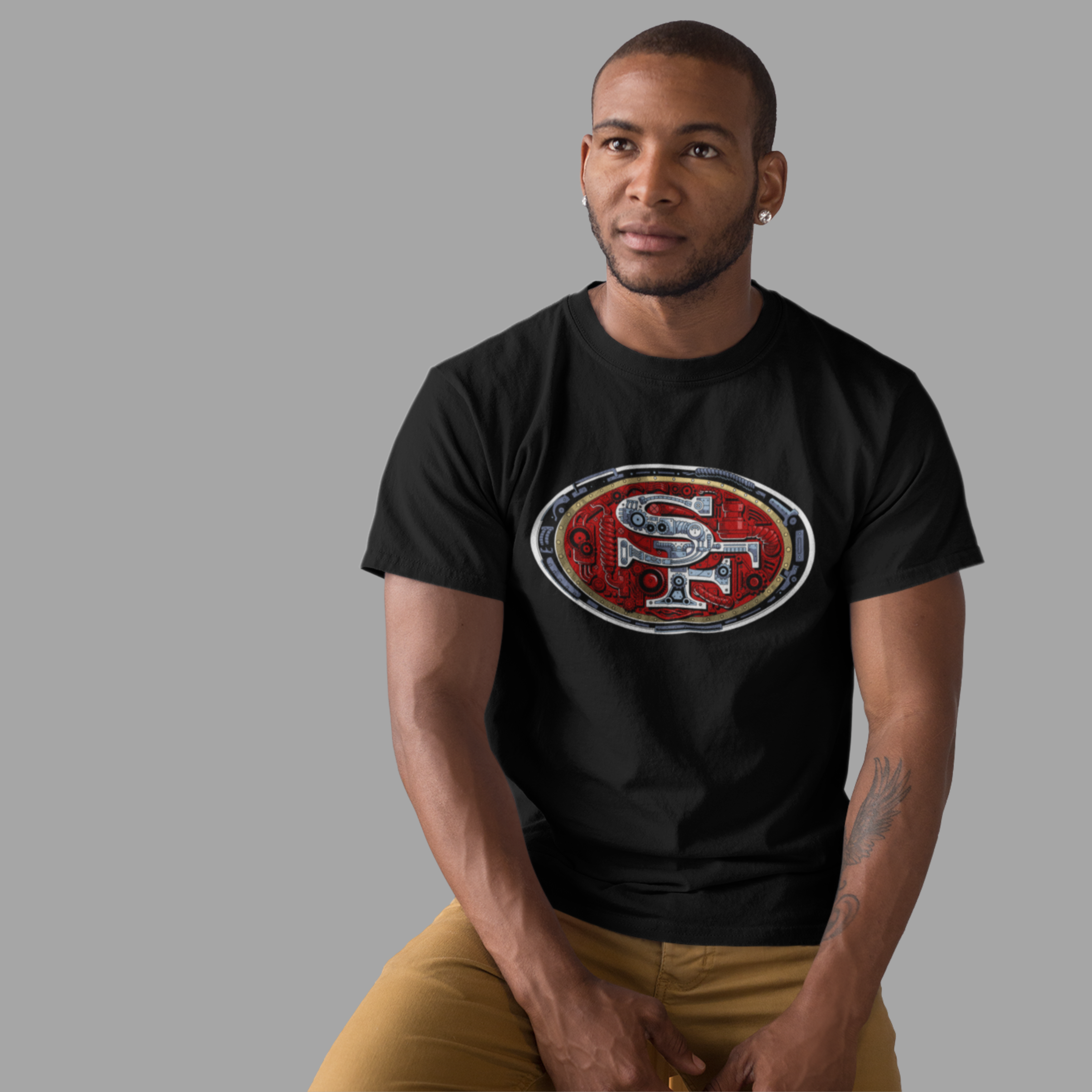 San Francisco Steampunk Football Men's T-Shirt