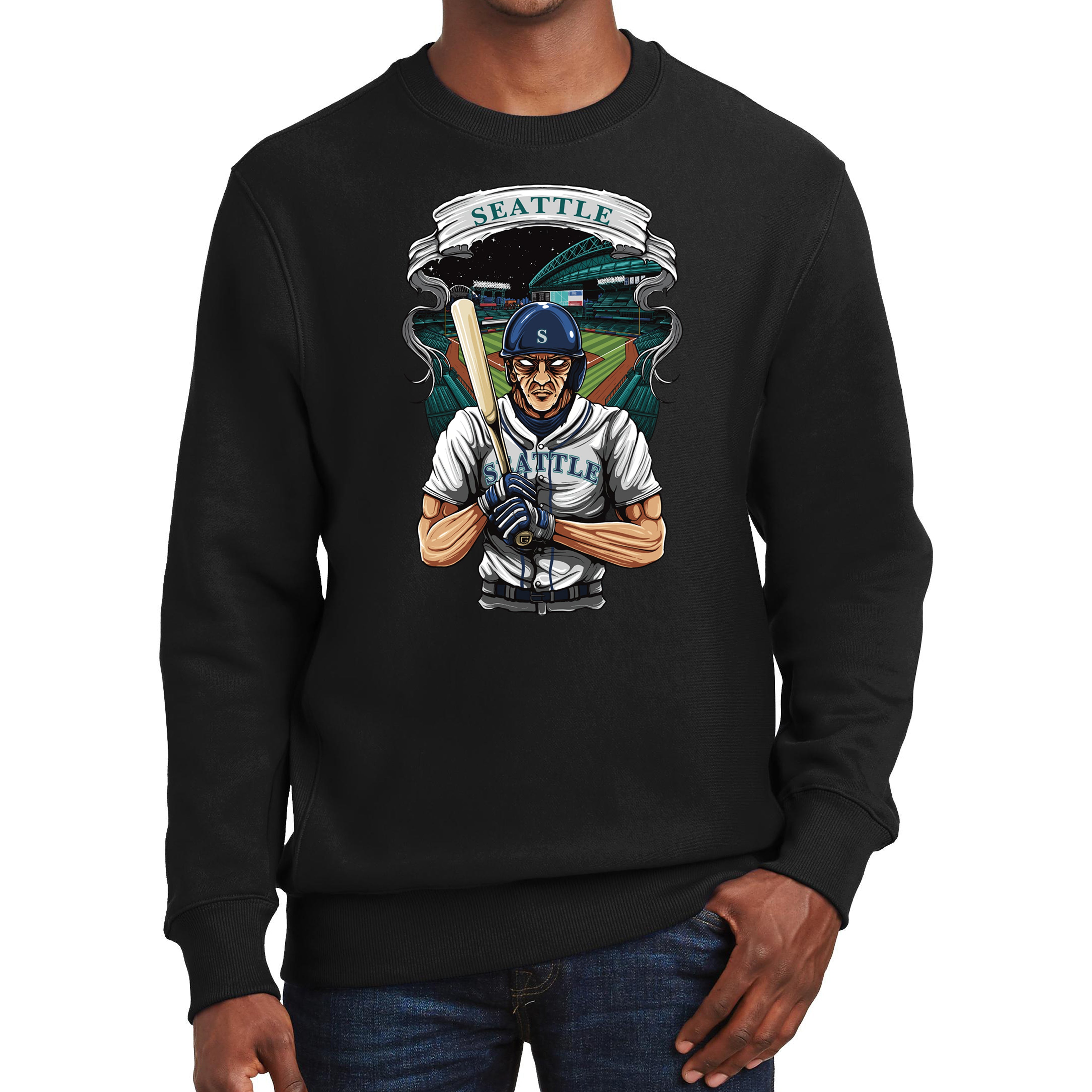 Seattle Baseball Men's Graphic Sweatshirt