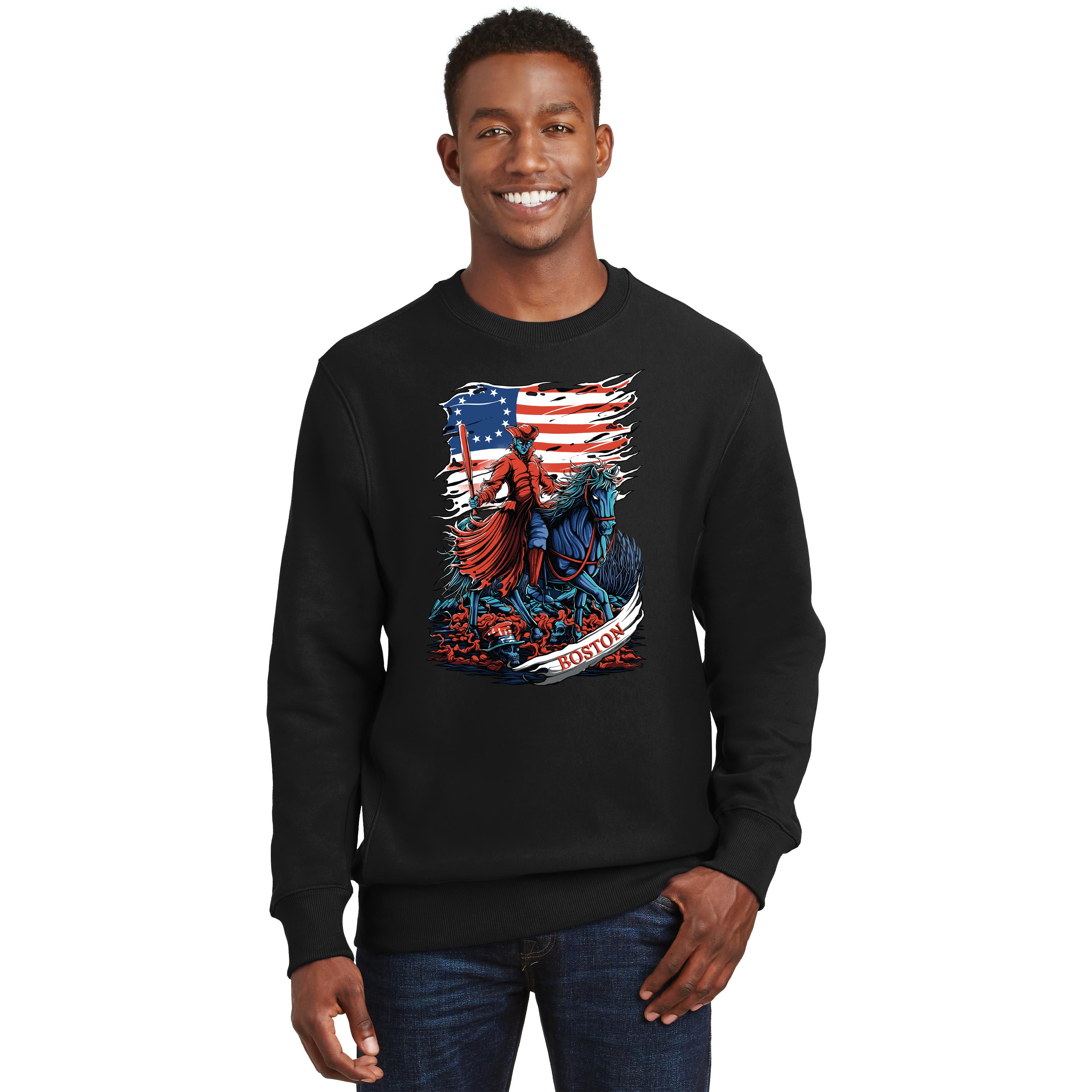 Boston Baseball Men's Graphic Sweatshirt