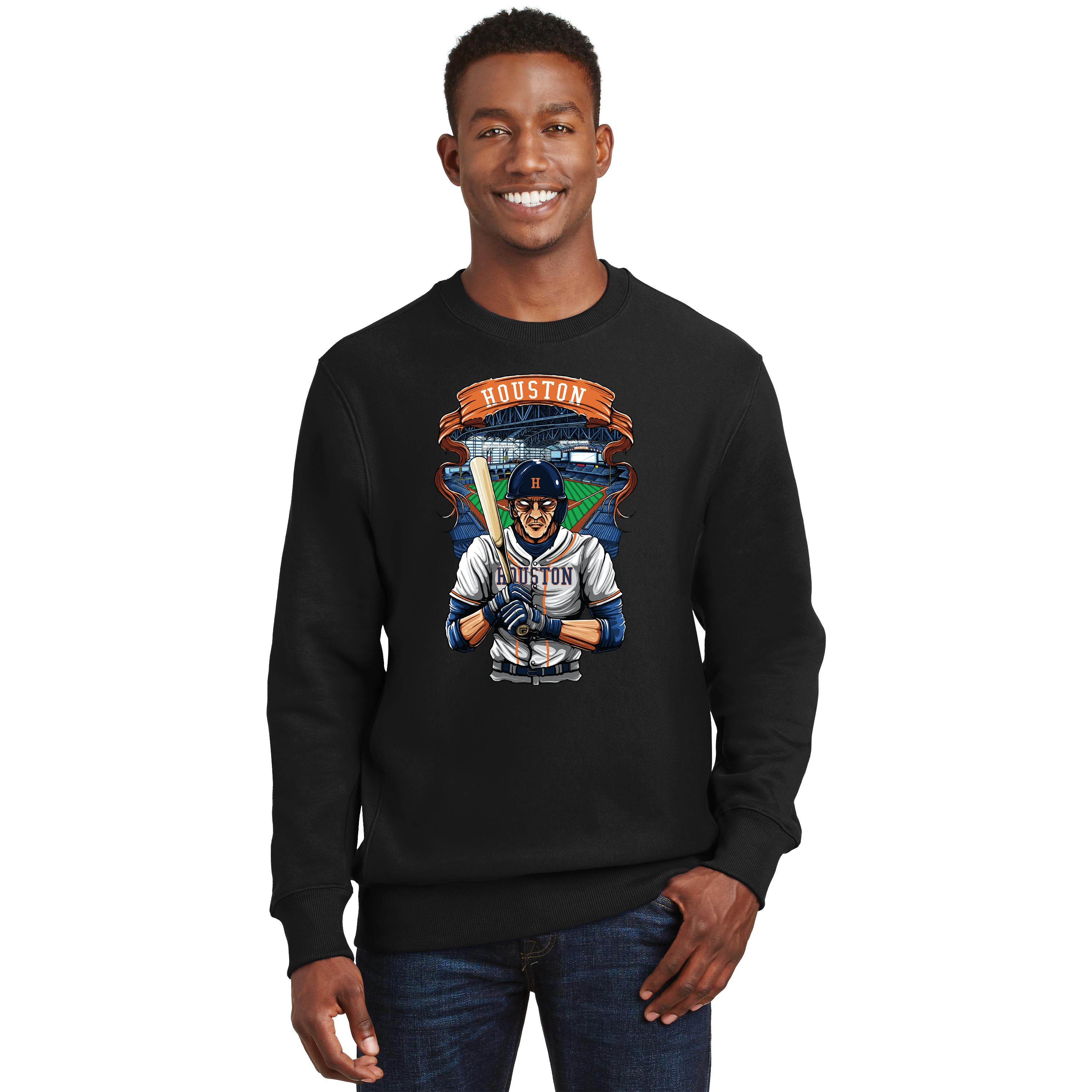 Houston Baseball Men's Graphic Sweatshirt