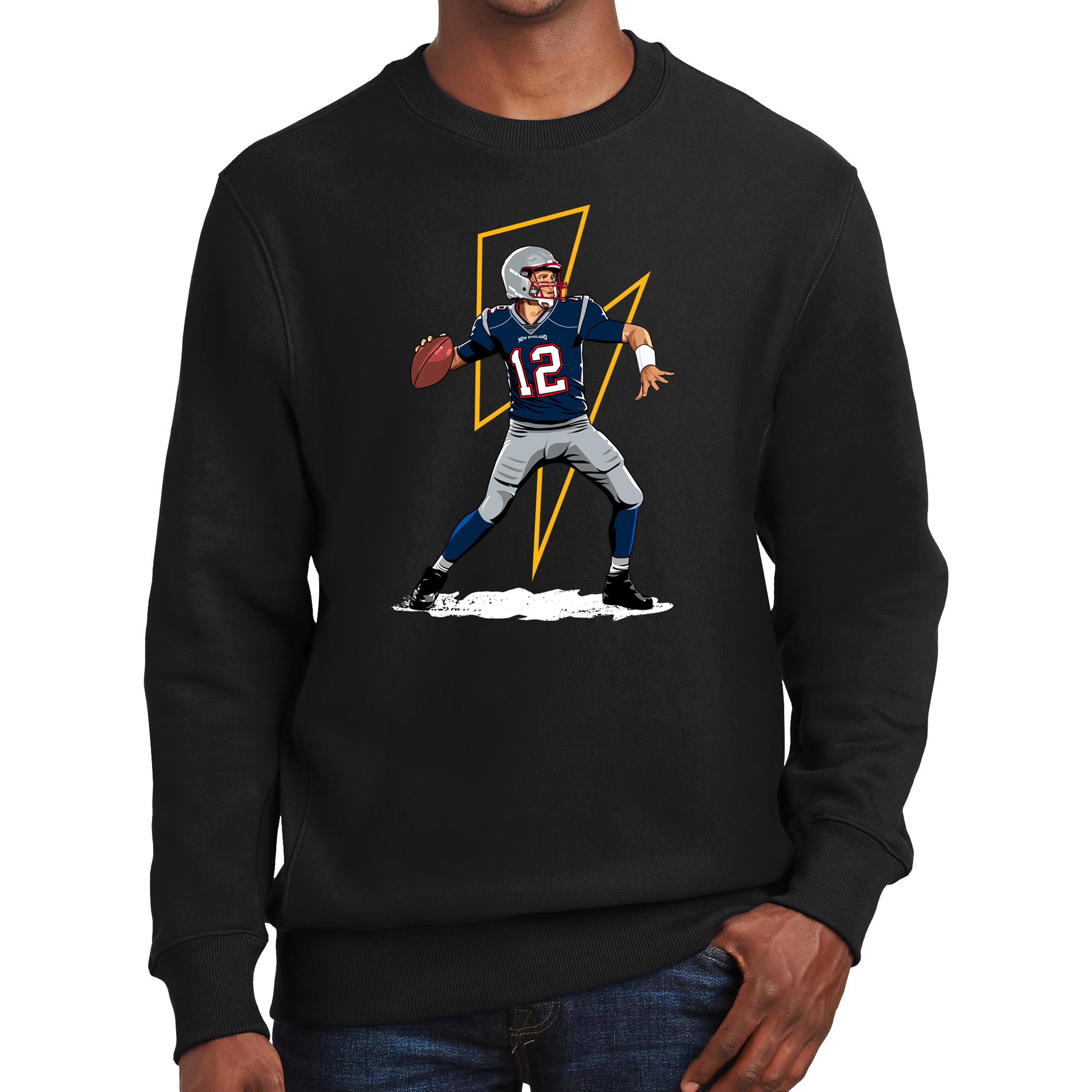 New England Quarterback Football Sweatshirt