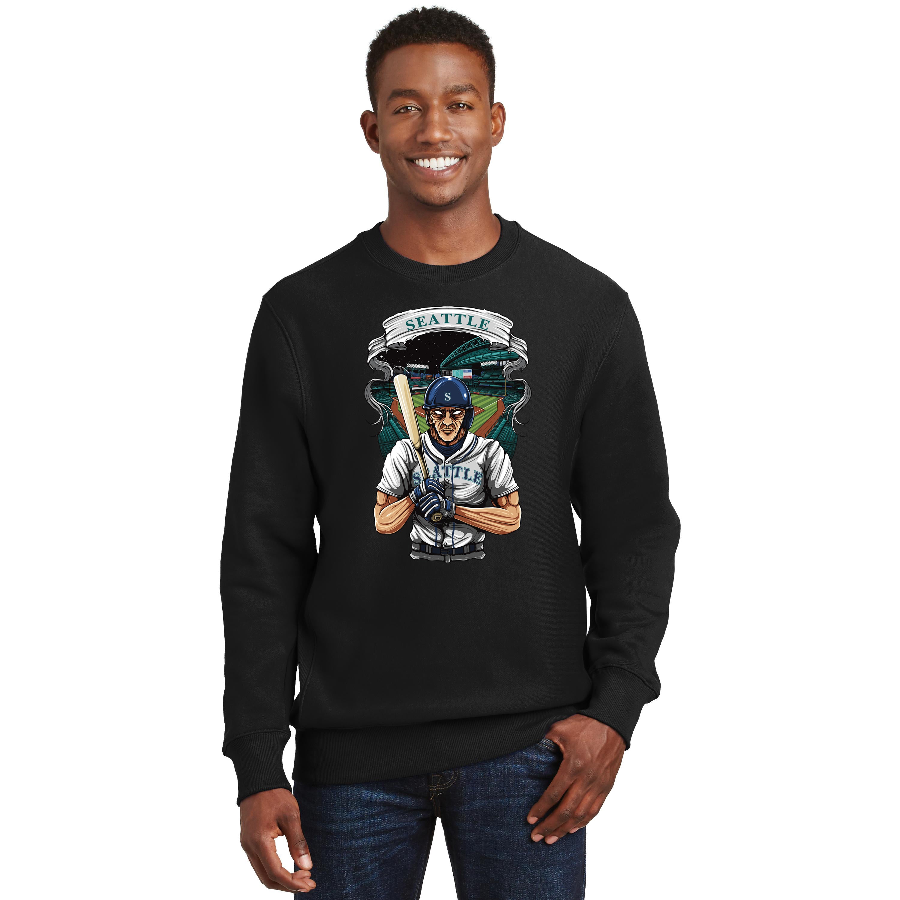 Seattle Baseball Men's Graphic Sweatshirt