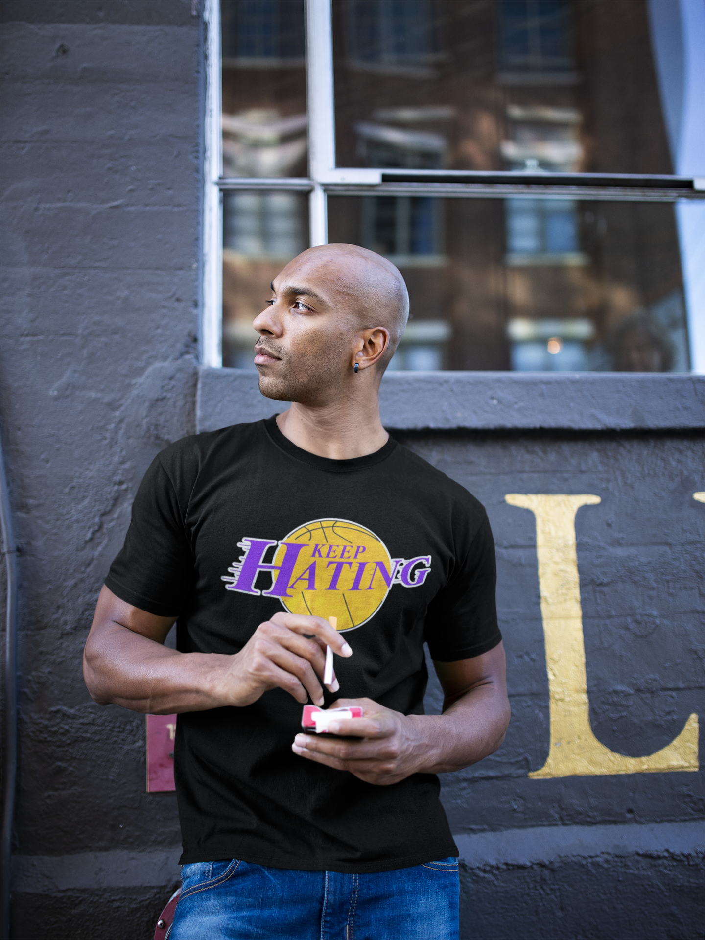Keep Hating Los Angeles Basketball Men's T-Shirt