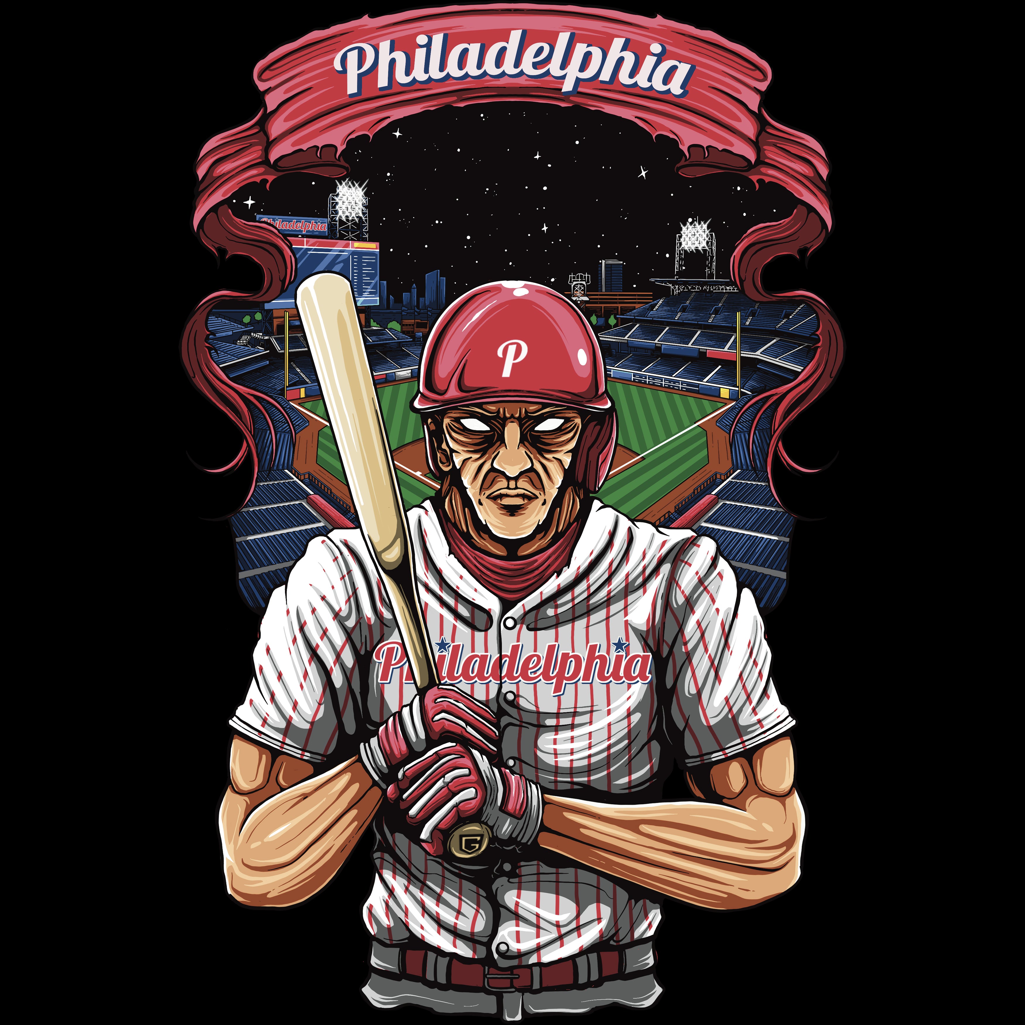 Philadelphia Baseball Men's Graphic Sweatshirt