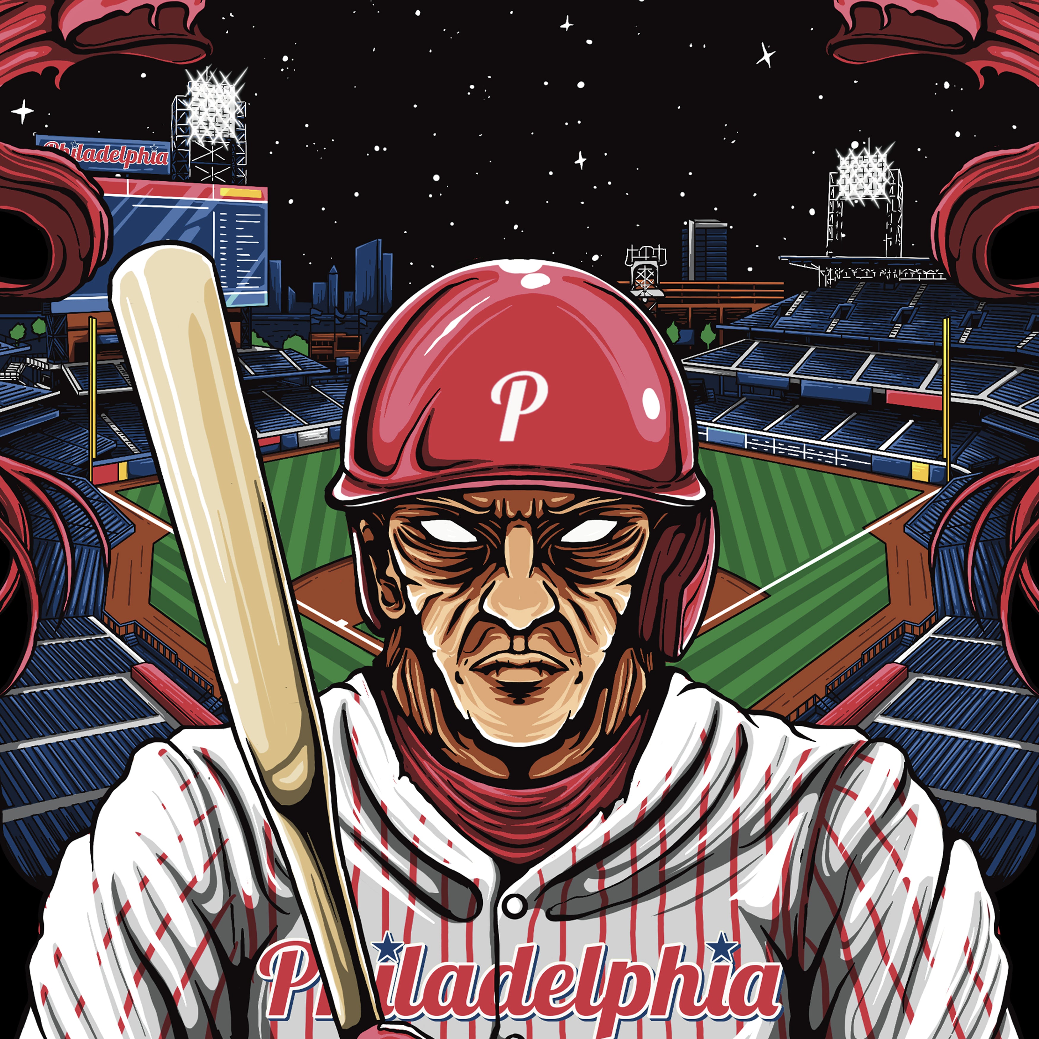 Philadelphia Baseball Men's Graphic Sweatshirt