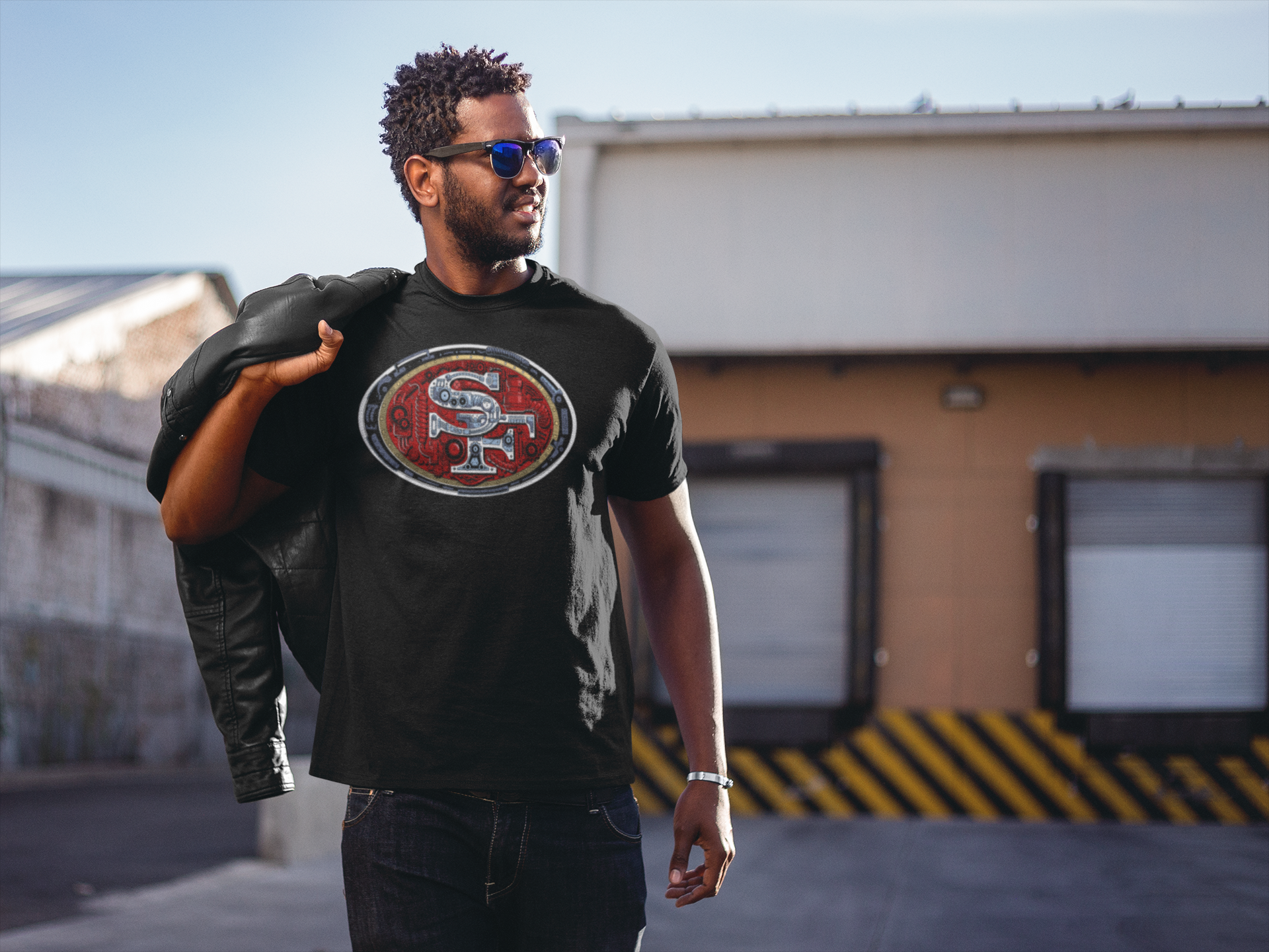San Francisco Steampunk Football Men's T-Shirt